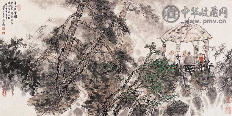 王明明 甲申(2004年)作 溪山兴会 镜心 设色纸本