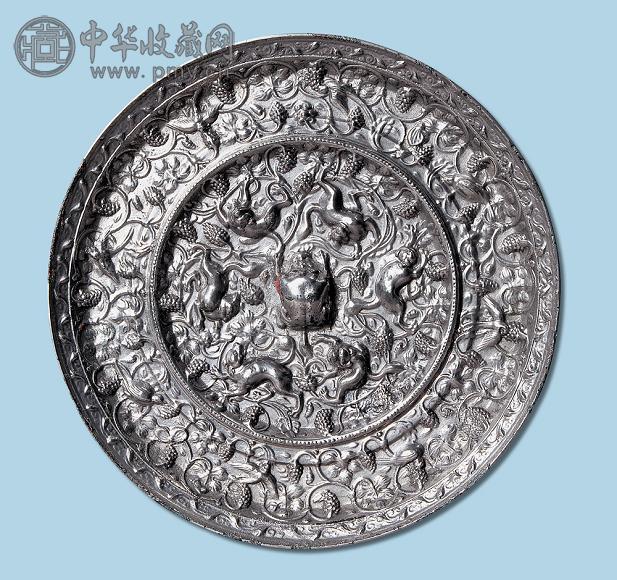 唐 海兽葡萄镜