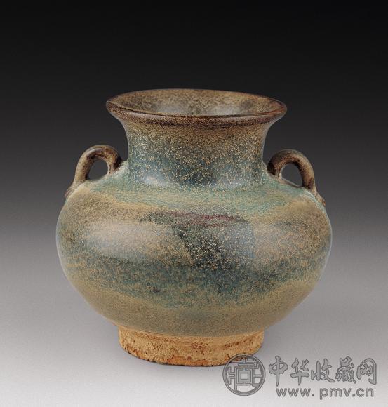 宋 钧窑双系罐