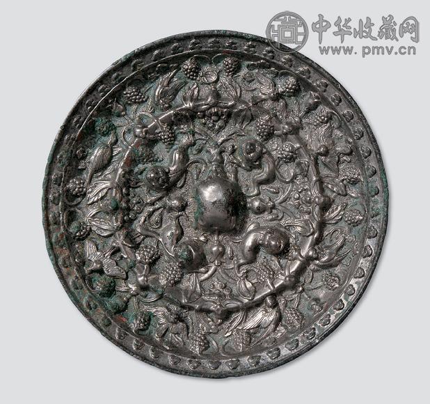 唐 海兽葡萄镜