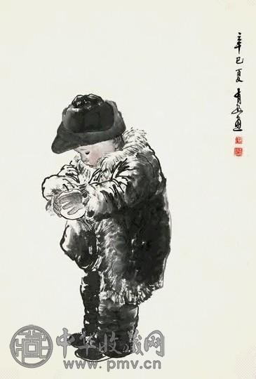 王有政 人物 镜心 设色纸本