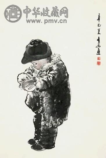 王有政 人物 镜心 设色纸本