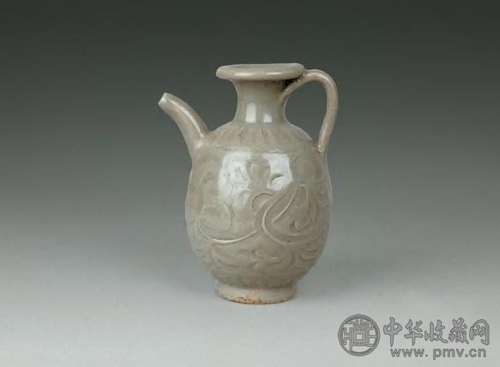五代 耀州窑刻花壶