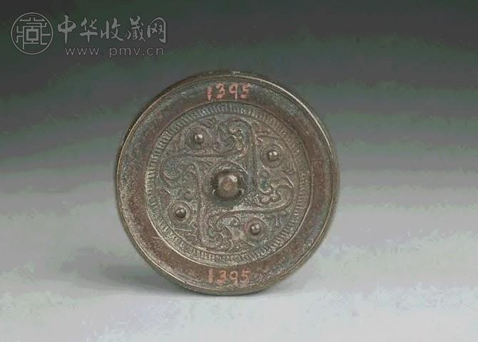 宋 四乳变形鸟纹镜