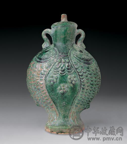 金 定窑系绿釉倒流水滴