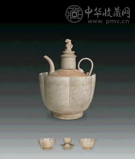 北宋 青白釉注子温碗(1套)