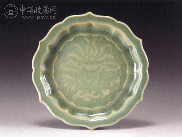 宋 耀州窑葵口盘