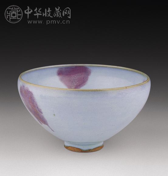 南宋 钧窑红斑碗