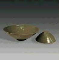 宋 耀州窑刻花碗(2件)