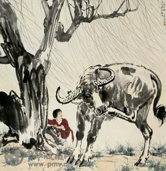 徐悲鸿 春之歌 轴