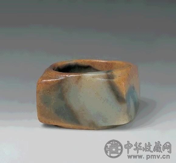 西周 白玉琮