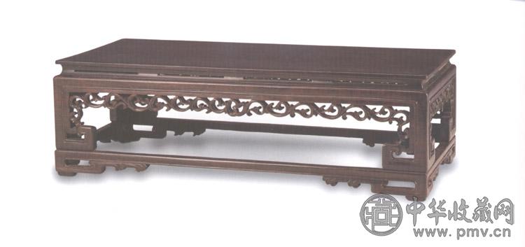 清 紫檀长方小几