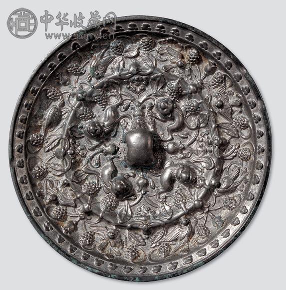唐 海兽葡萄镜