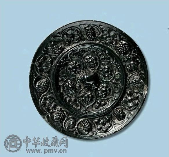 唐 瑞兽葡萄宝相花镜