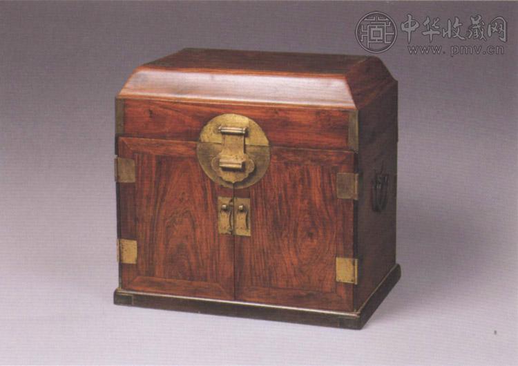 明 黄花梨拮顶式官皮箱