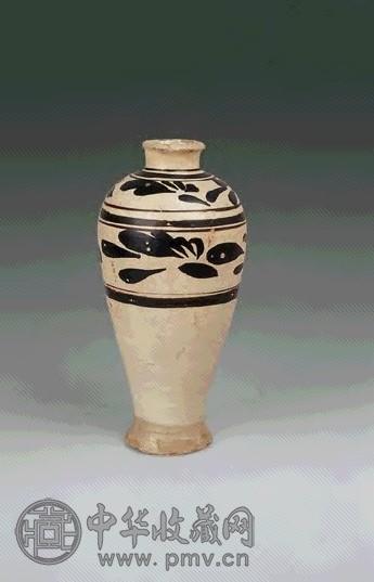 金 磁州窑花卉梅瓶