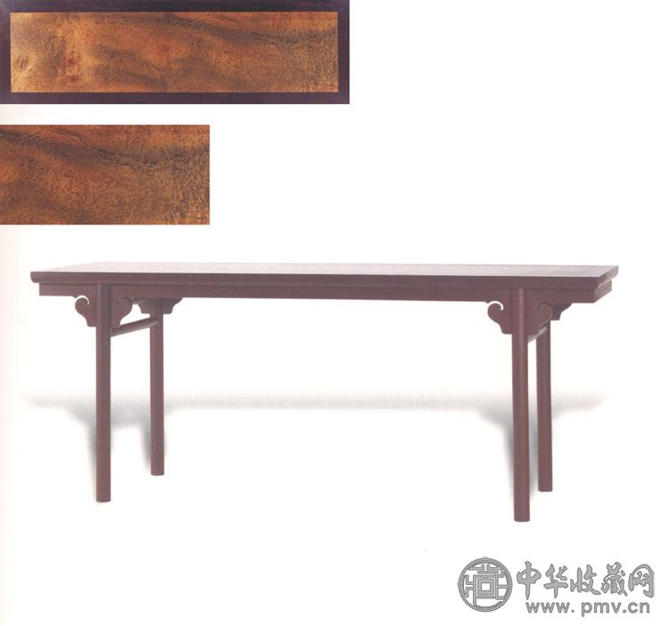 2002年 紫檀楠木影面画案