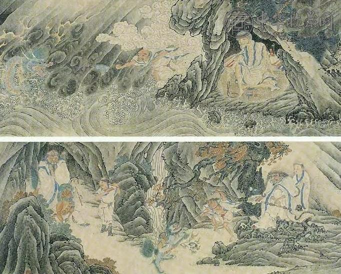 杨复一 清 罗汉 卷