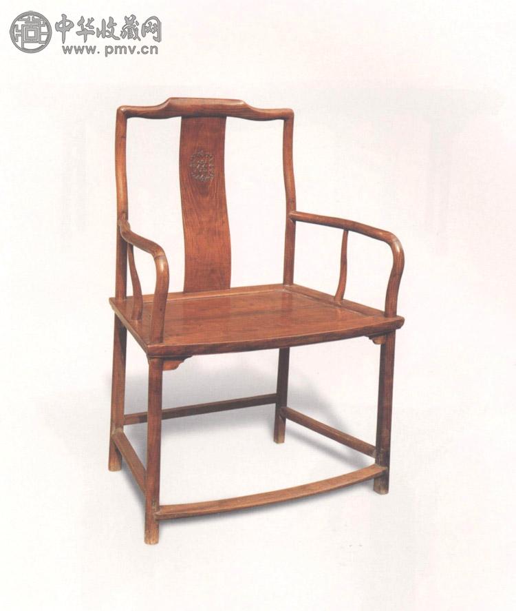 明 黄花梨南官帽椅