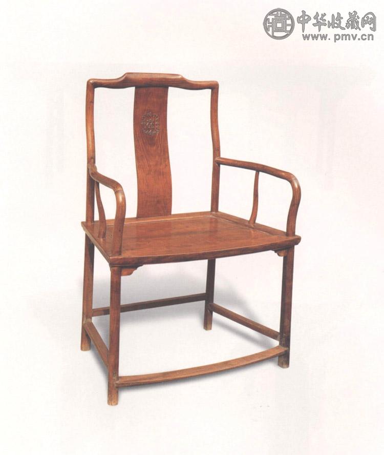 明 黄花梨南官帽椅