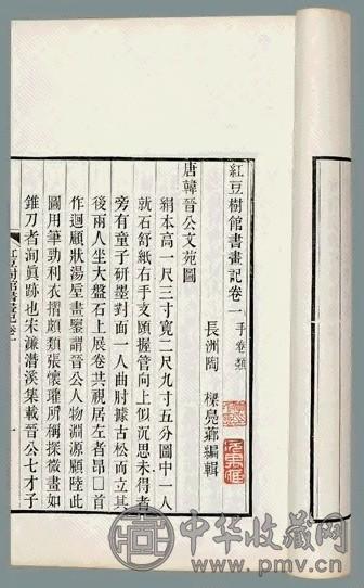 清 红豆树馆书画记八卷(6册)