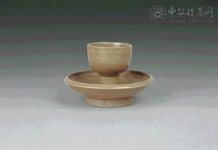 唐 越窑杯连托