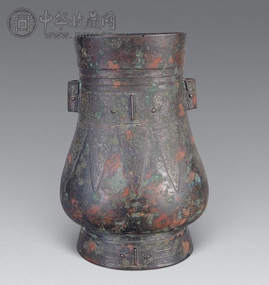 宋-明 青铜器 青铜兽面壶