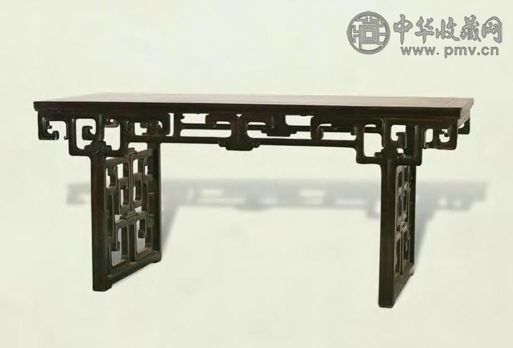 清乾隆 红木供案式大画案