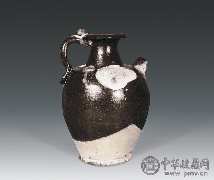 唐 鲁山花斑执壶