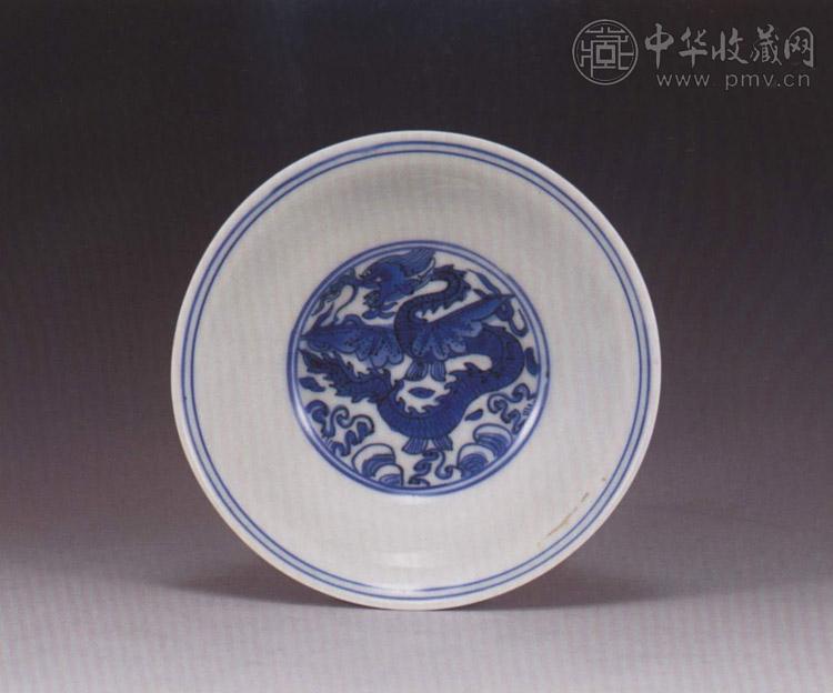 明万历 青花八宝纹碗