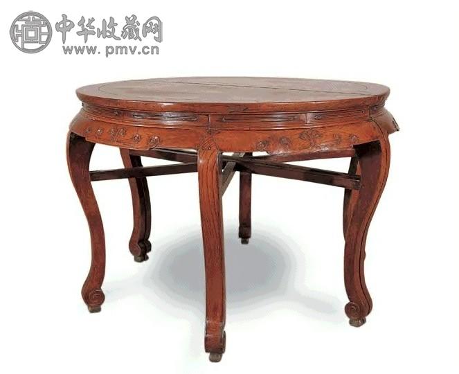 清 榉木半圆桌(1对) 清 榉木半圆桌(1对)