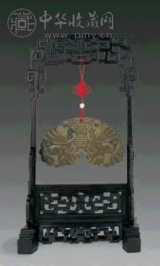 近代 红木挂架