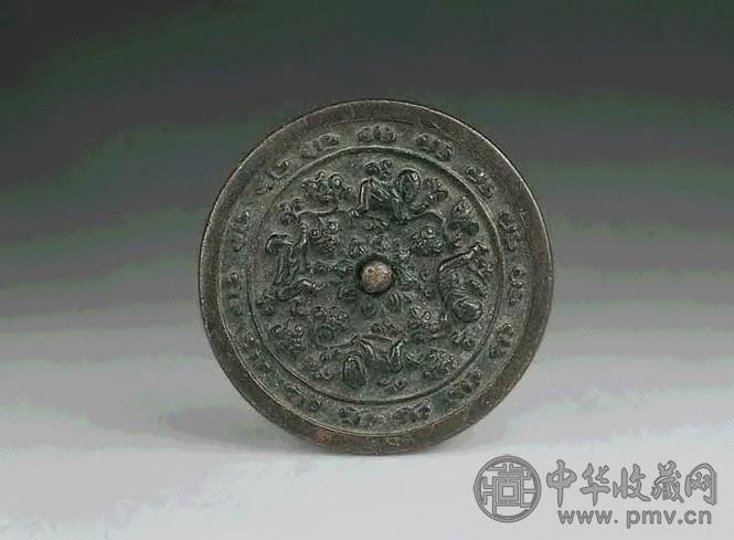 金 童子穿花镜