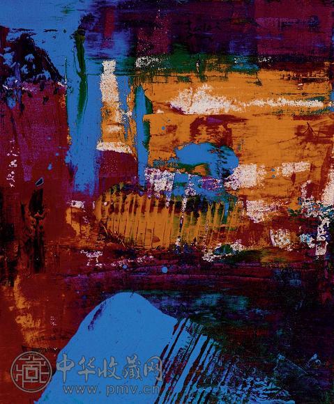 李磊 2004年作 天堂的色彩之三十三 布上 油彩