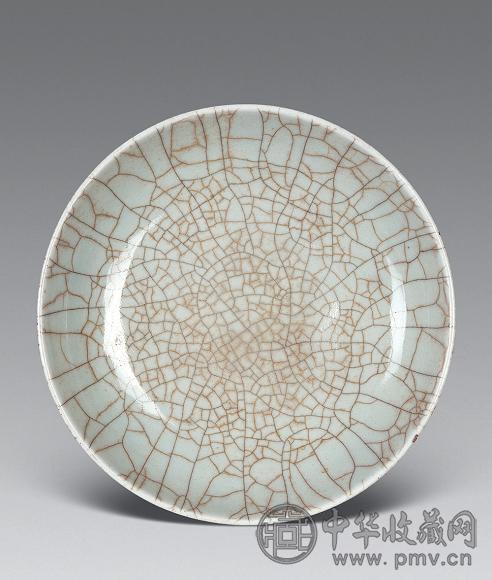 清乾隆 哥釉盘