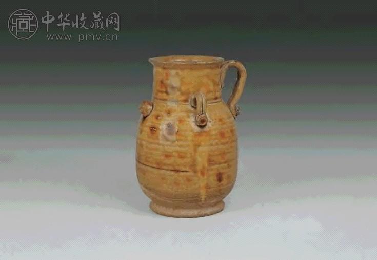 唐 黄釉执壶