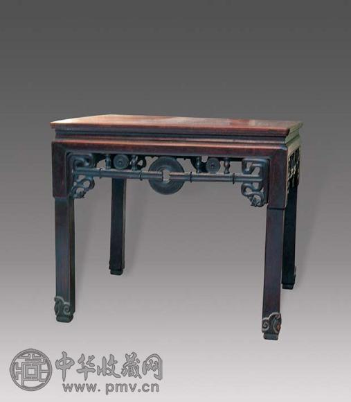 清 红木拉钱方桌 清 红木拉钱方桌