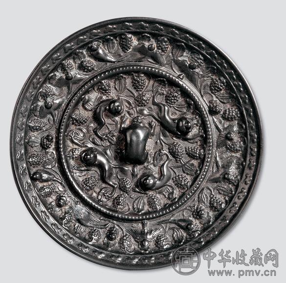 唐 海兽葡萄镜