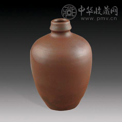 清 酱釉小罐 清 酱釉小罐