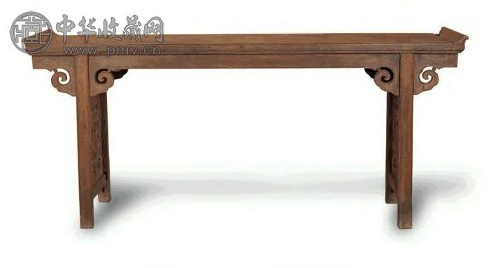 清 黄花梨翘头案