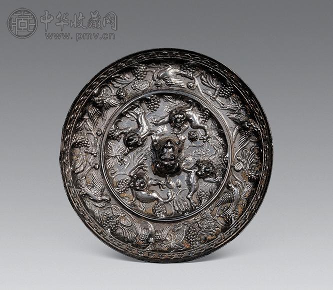 唐 海兽葡萄镜