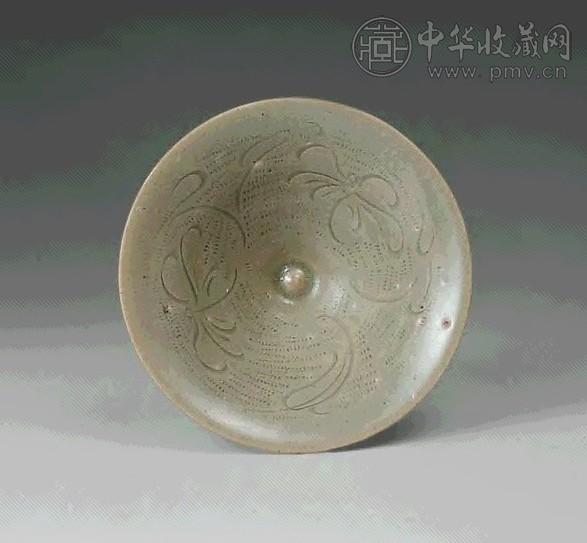 宋 同安窑青釉划花碗