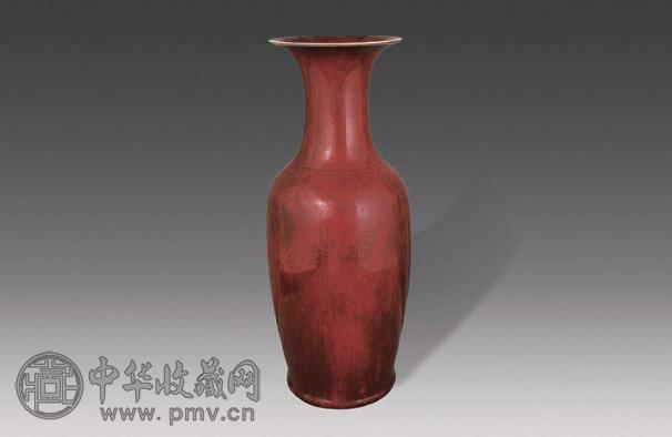 清同治 窑变大瓶