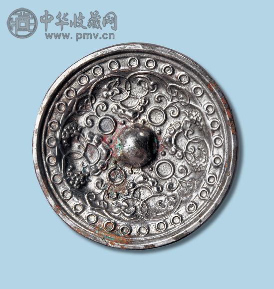 唐 葡萄连珠纹手镜