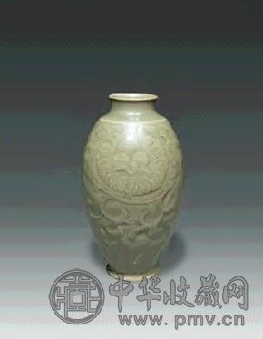 宋 耀州窑划花瓶