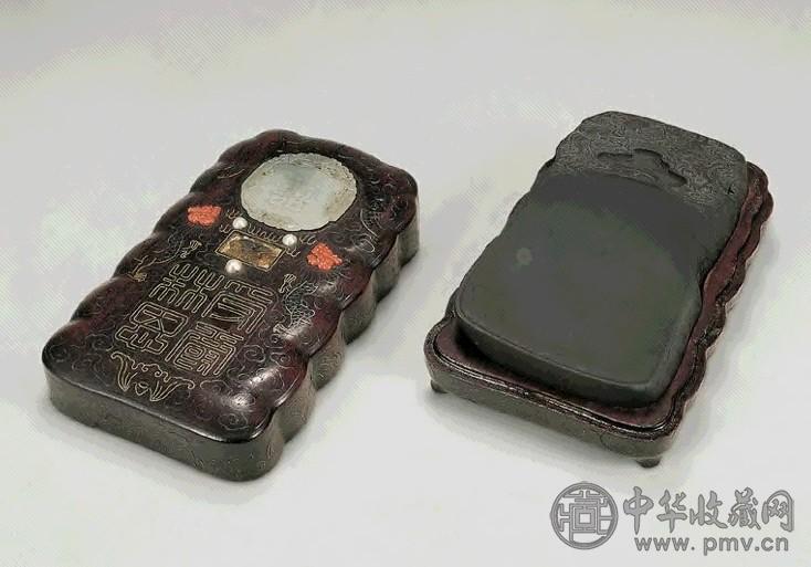 清 端石刻云龙砚