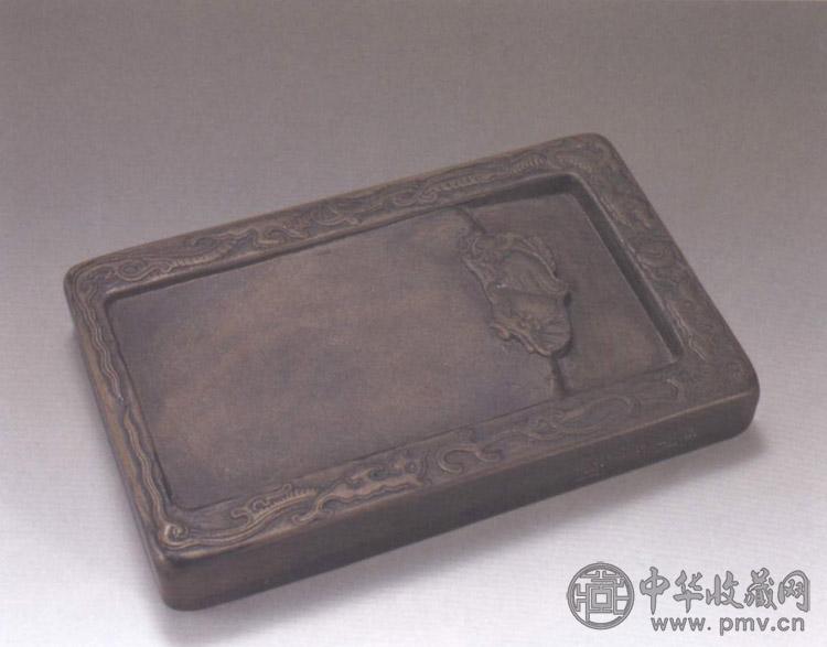 清 端石夔龙长方砚