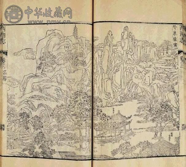 清 李衡编 西湖志