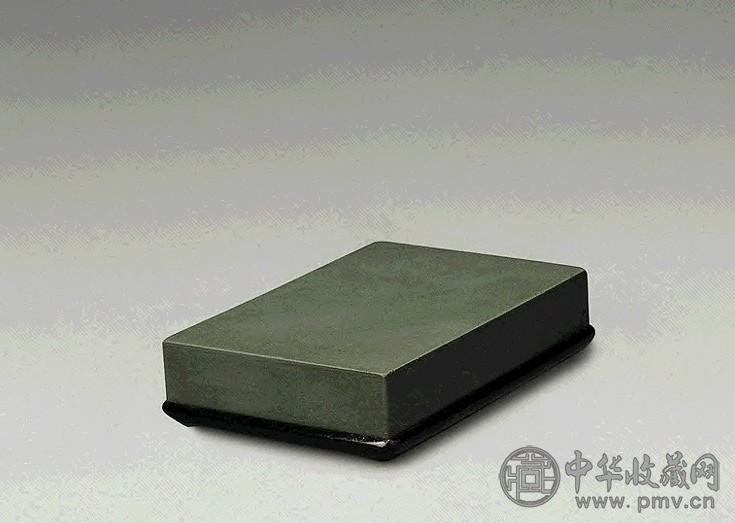 清 洮河石素方砚
