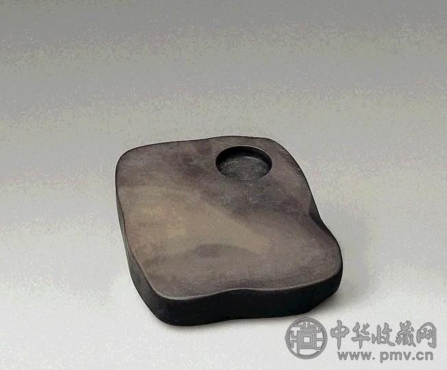 清中期 端石随形雕砚